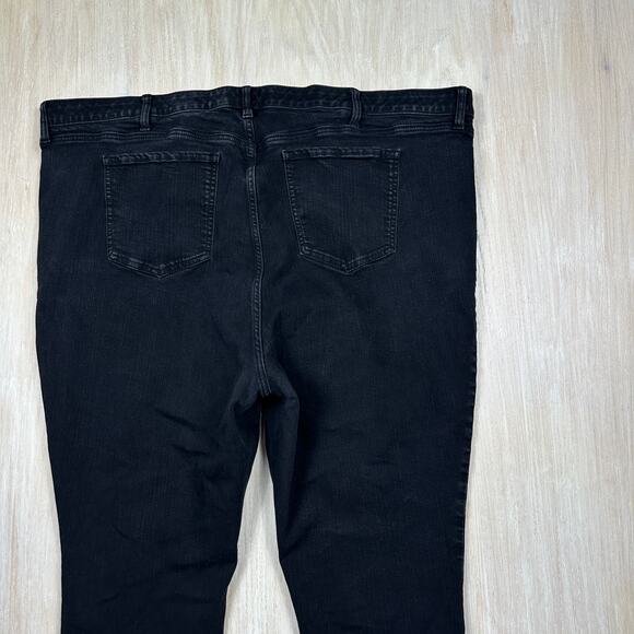 Torrid Black Premium Stretch Sky High Skinny Jeans High Rise Distressed 26S - Picture 13 of 13
